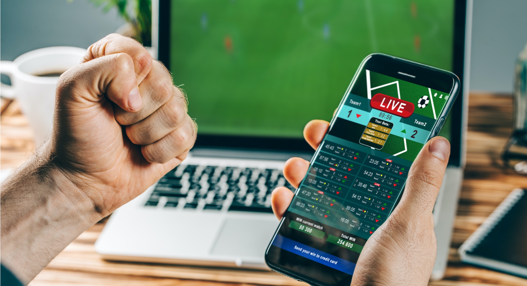 Betting market range schematic
